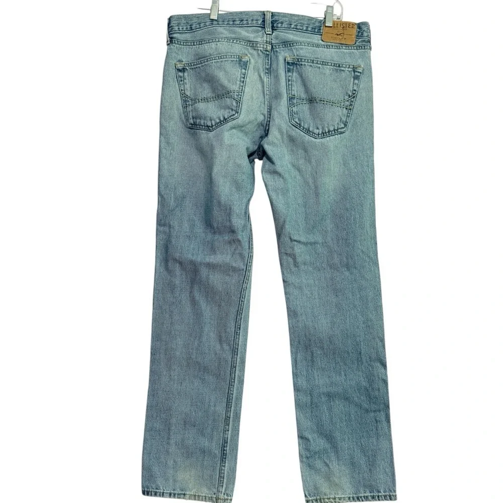 Hollister Men’s Straight Leg Denim Jeans Size 34 X 32